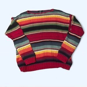 Chaps Multicolor Knit Sweater
